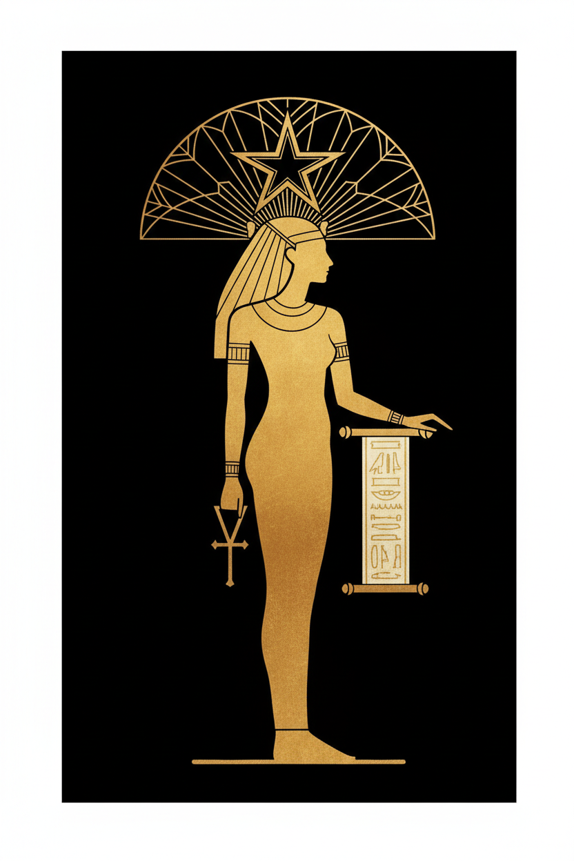 Seshat Art Déco élégante